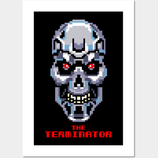 Terminator Pixel Art Posters and Art